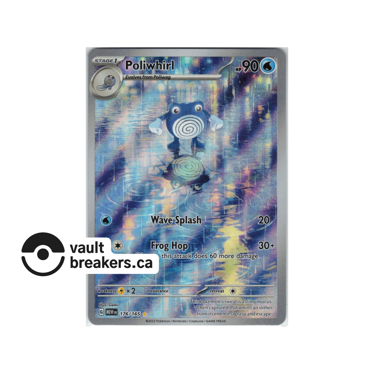 Poliwhirl 176/165 IR MEW • Single EN