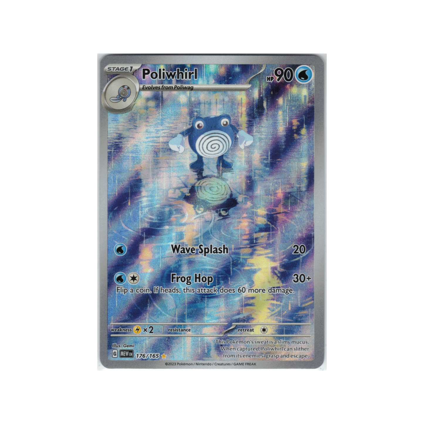 Poliwhirl 176/165 IR MEW • Single EN