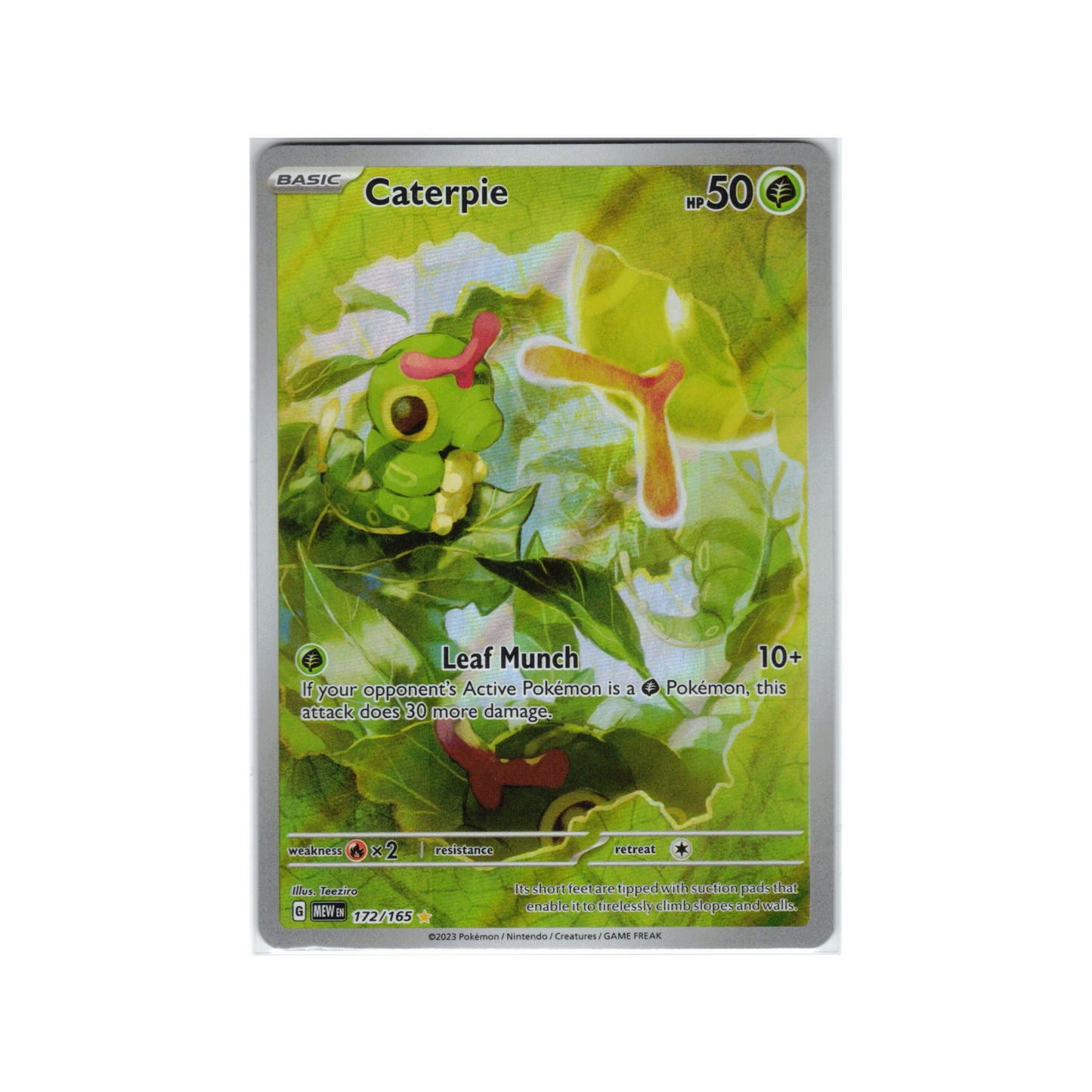 Caterpie 172/165 IR MEW • Single EN