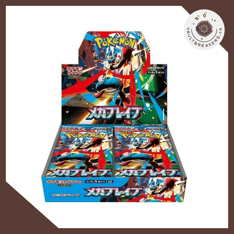 mega evolutions booster box canada Mega Brave m1L • Pokemon Booster Box JPN – Vault Breakers